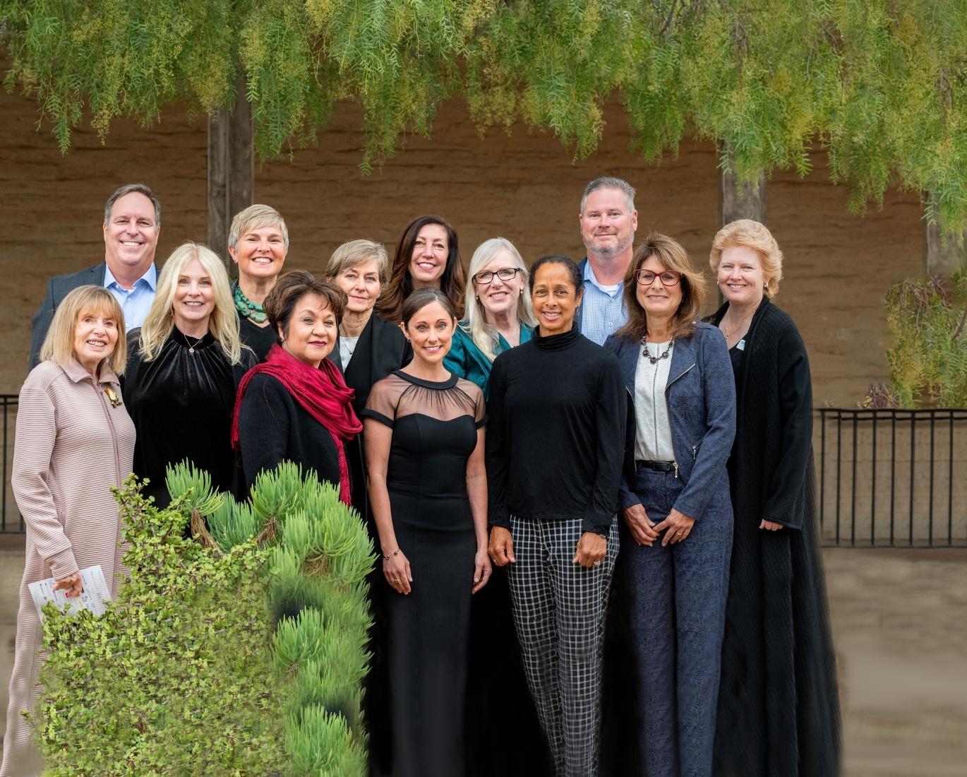 Members of WEV's Board of Directors gather at the 2022 Luminary Event honoring Founder Marsha Bailey.